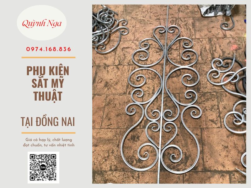 Phụ kiện sắt uốn mỹ thuật