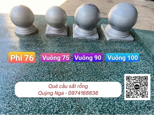 Quỳnh Nga - Cung Cấp quả cầu sắt rỗng trên toàn quốc