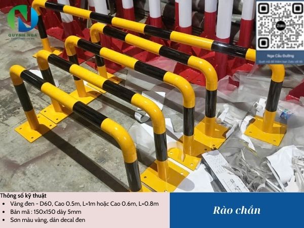 Rào chắn giao thông cao 50cm, dài 1m