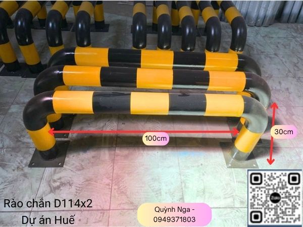 Rào chắn U - D114 tại dự án Huế T7/2026 Rào chắn U - D114 tại dự án Huế T7/2026