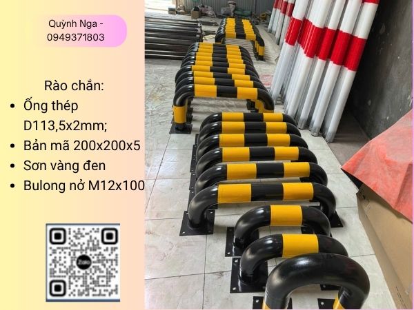 Rào chắn U - D114 tại dự án Huế T7/2026 Rào chắn U - D114 tại dự án Huế T7/2026