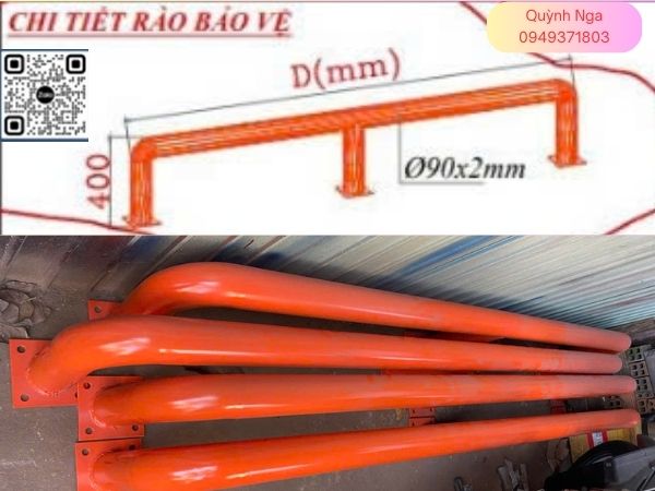 Rào chắn màu cam, dạng chữ M - tại TP Hồ Chí Minh