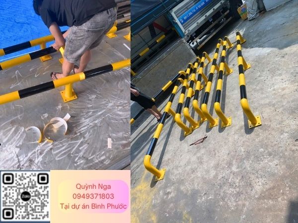 Rào chắn - Lan can chống va chạm tại dự án Bù Đăng, Bình Phước