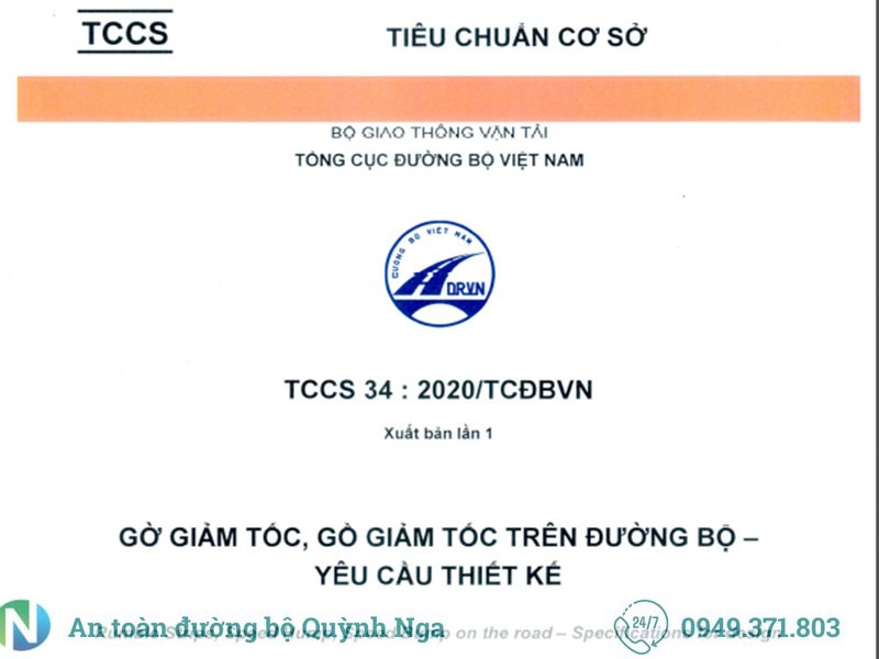 Yêu cầu thiết kế Sơn gờ giảm tốc