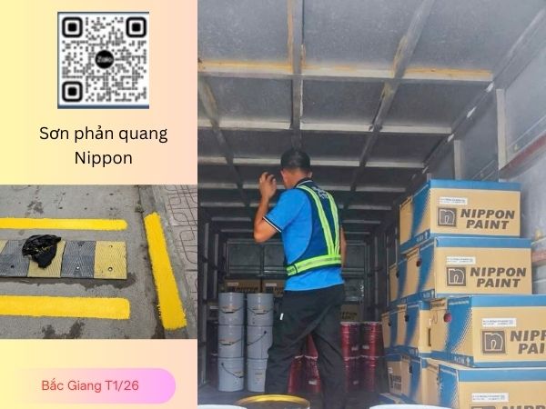 Sơn phản quang màu vàng