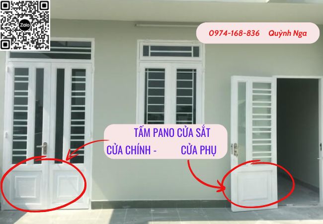 Tấm Pano cửa sắt - Phụ kiện cửa sắt