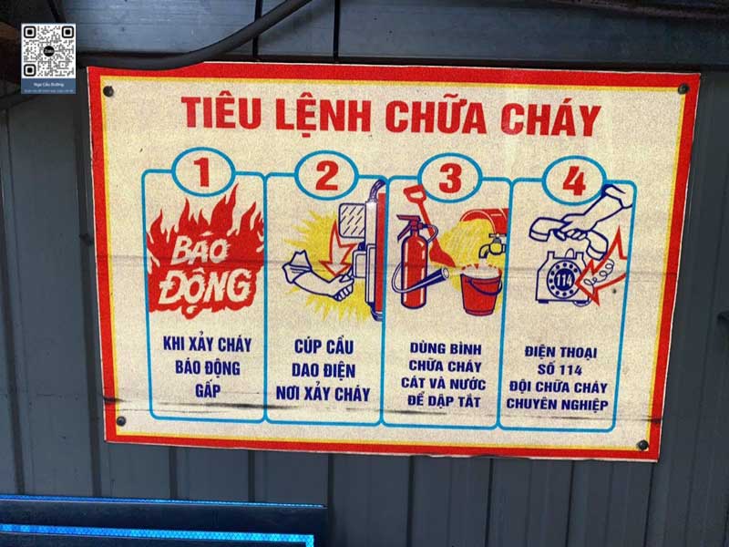 Tiêu lệnh chữa cháy bằng tôn kẽm