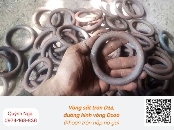 Ứng dụng vòng sắt tròn đậc