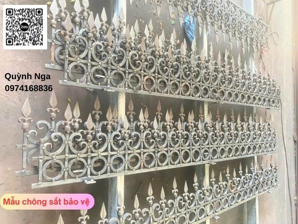 Vòng sắt tròn ứng dụng trong chông sắt hàng rào Vòng sắt tròn ứng dụng trong chông sắt hàng rào