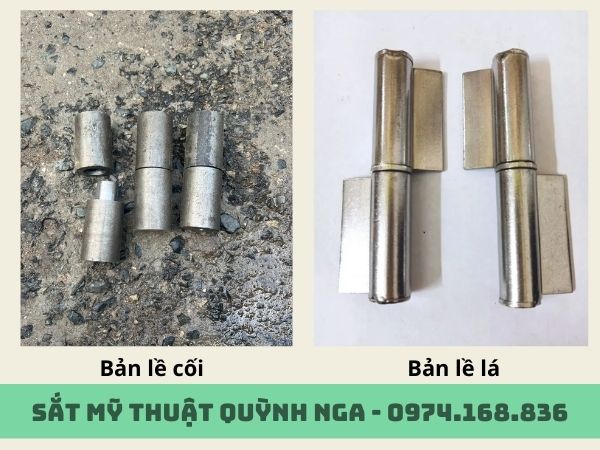 Bản lề cối và bản lề lá