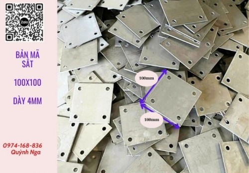 Bản Mã 100x100 Bằng Sắt Thép – Kích Thước Và Báo Giá