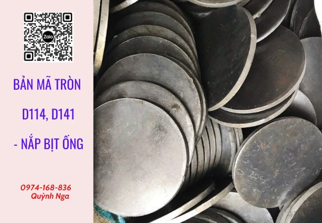 Bản mã tròn loại không khoan lỗ