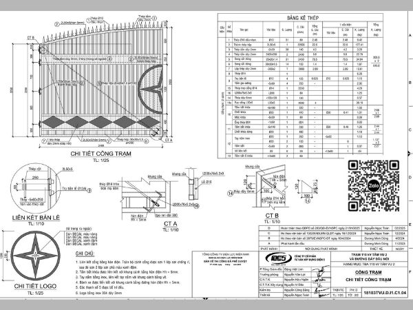 Bản vẽ mẫu cửa sắt bịt tôn - dự án Bà Rịa - Vũng Tàu
