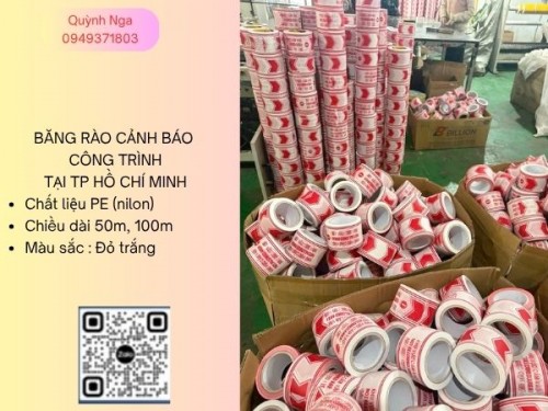 Băng rào cảnh báo Công Trình TP.HCM – Giá Rẻ, Giao Nhanh, Sẵn Kho