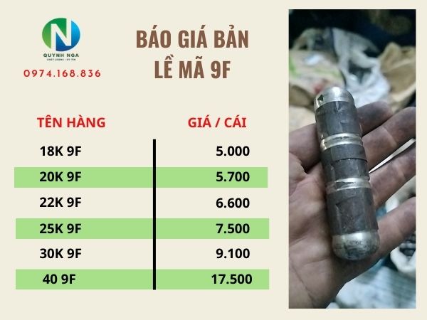 Báo giá bản lề