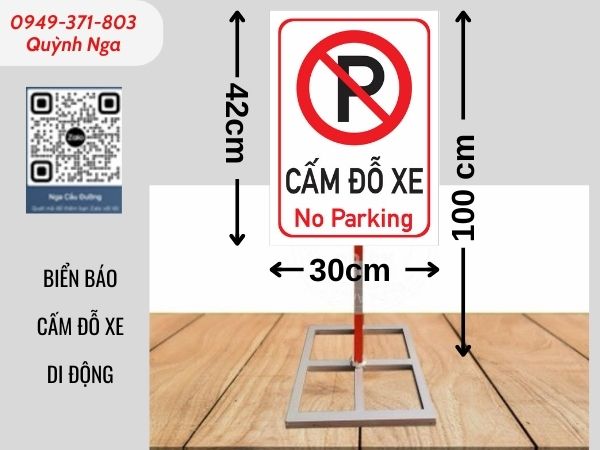 Biển báo cấm đỗ xe dạng di động