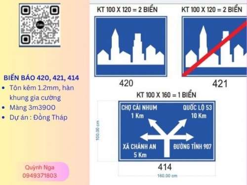 Báo Giá Biển Báo Giao Thông Tại Đồng Tháp Mới Nhất