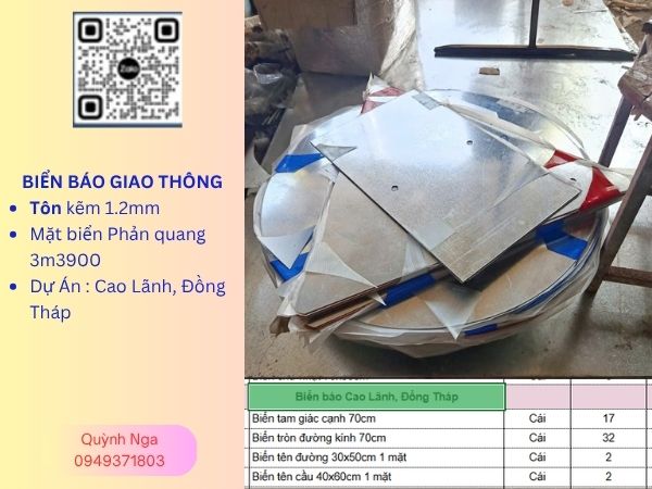 Biển báo phản quang Đồng Tháp Biển báo phản quang Đồng Tháp
