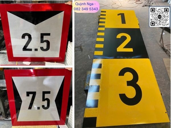 Biển báo giao thông Thuỷ tại dự án Khánh Hoà