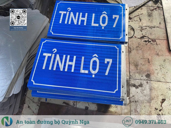 Biển báo tên đường 30x50cm tại Tỉnh lộ 7, TP Hồ Chí Minh