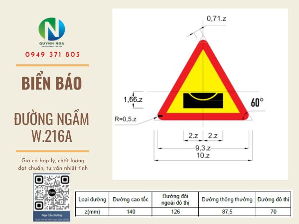 BIển báo W.216