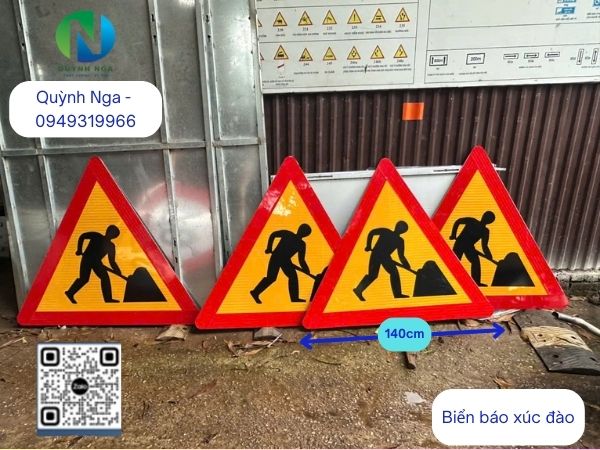 Biển báo xúc đào 224 - A140cm cho dự án đường Cao Tốc