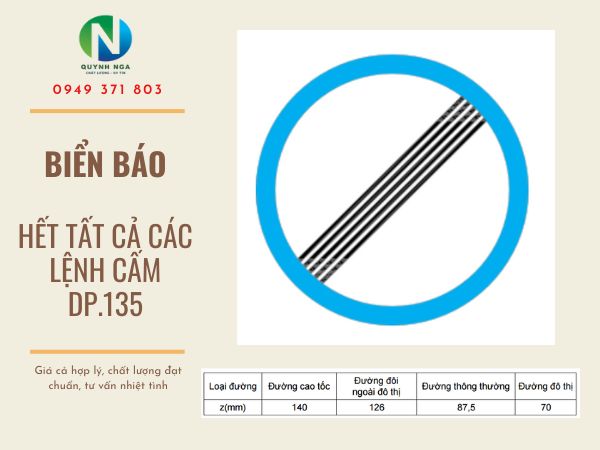 Biển hết tất cả lệnh cấm