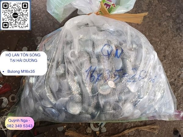 Bulon M16x35 Phụ kiện Bulon lắp đặt Nối sóng - sóng với nhau