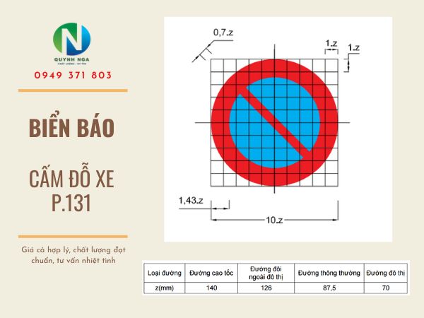 Biển báo câm đỗ xe