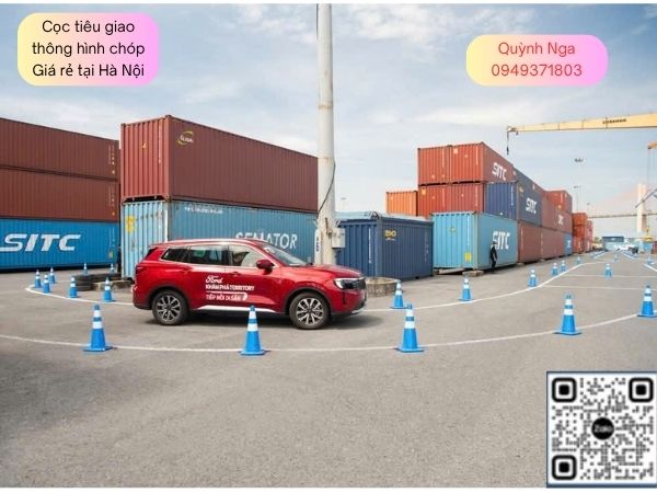 Ứng dụng cọc tiêu trong sự kiện phân luông dự kiện Lái xe thử