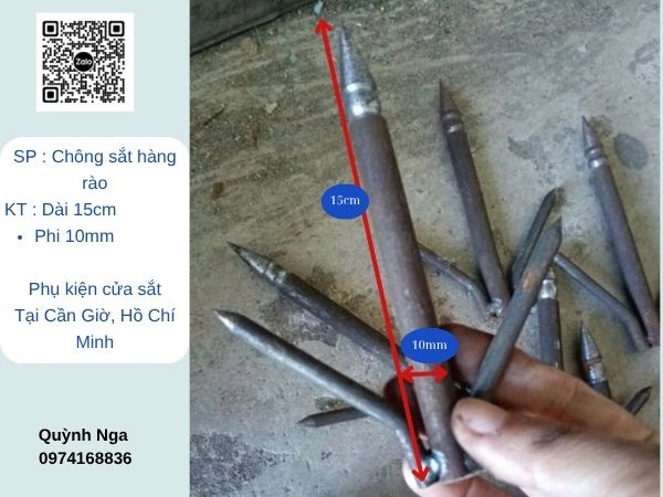 Chông Sắt Hàng Rào Tại Cần Giờ - Mẫu Mã Và Báo Giá
