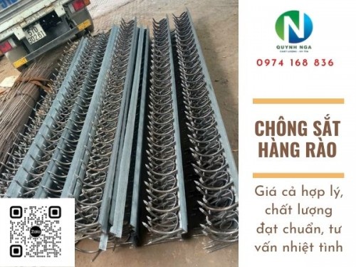 Chông sắt đặc chông hàng rào sắt hộp tại Vũng Tàu