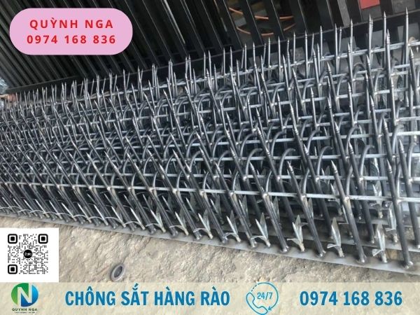 Chông Sắt Hàng Rào Phụ Kiện Sắt Mỹ Thuật Tại An Giang