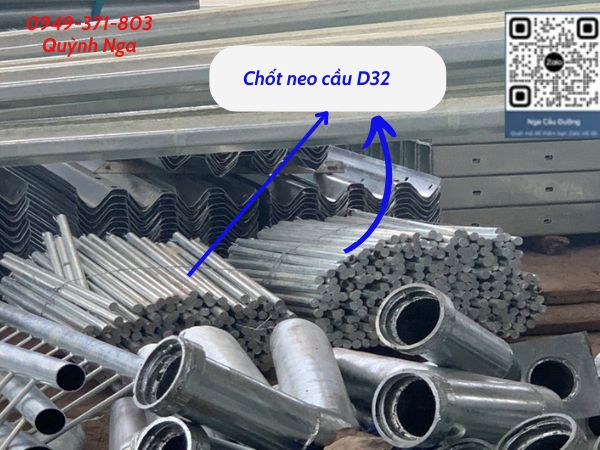 Chốt neo cầu D32 mạ kẽm nhúng nóng tại xưởng Quỳnh Nga