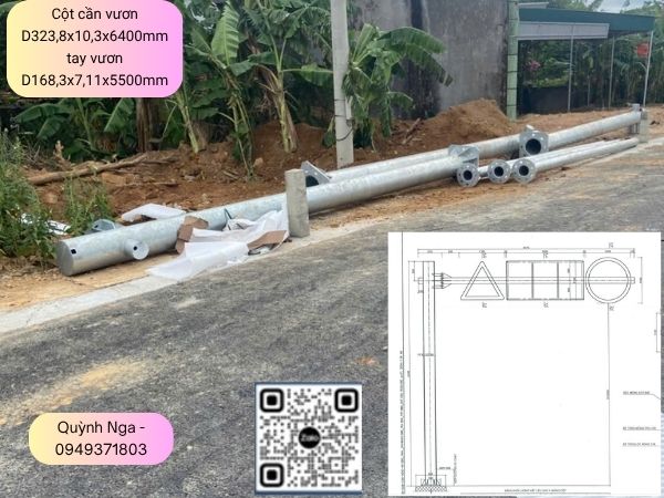 Cột Cần Vươn D323 tại Thị trấn Nam Đàn, Nghệ An T7/2026