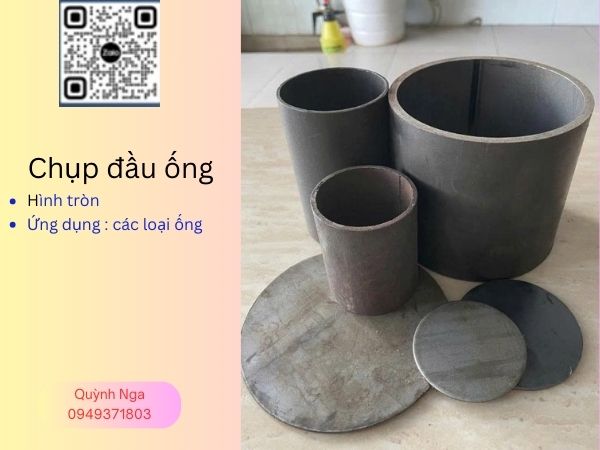 nắp bịt ống hình tròn phẳng, cắt CNC