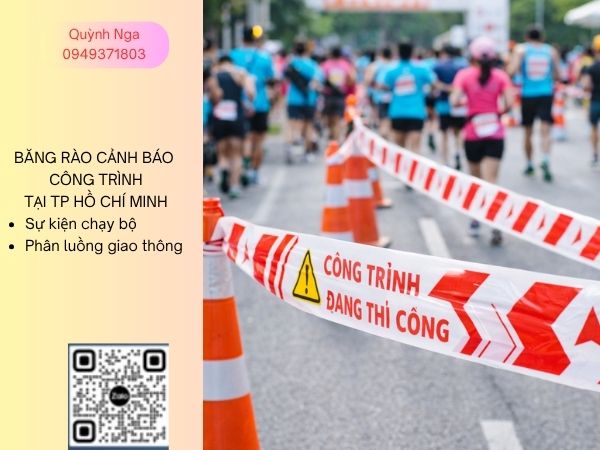 Ứng dụng dây cảnh báo  tại sự kiện chạy bộ TP Hồ Chí Minh
