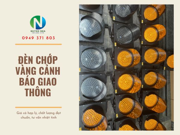 Đèn Chớp Vàng Cảnh Báo Giao Thông - Kích Thước Và Báo Giá