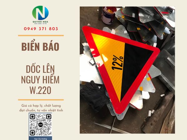 Biển báo dốc lên nguy hiểm