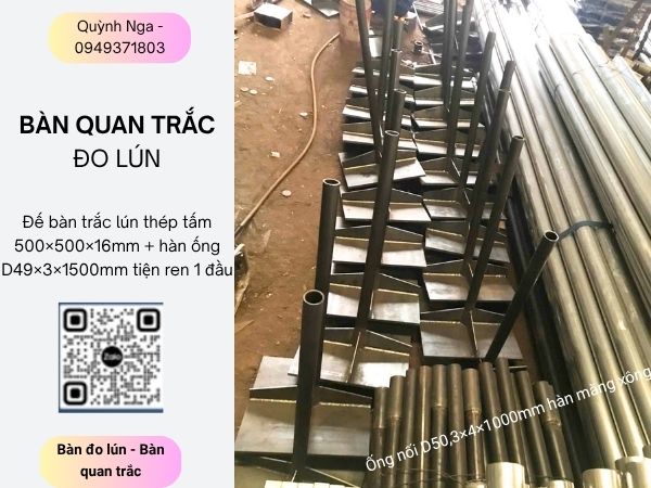 Quỳnh Nga - đơn vị cung cấp bàn quan trắc lún trên toàn quốc Quỳnh Nga - đơn vị cung cấp bàn quan trắc lún trên toàn quốc