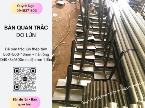 Bàn Quan Trắc Lún Là Gì? Cấu Tạo, Kích Thước Và Báo Giá Mới Nhất 