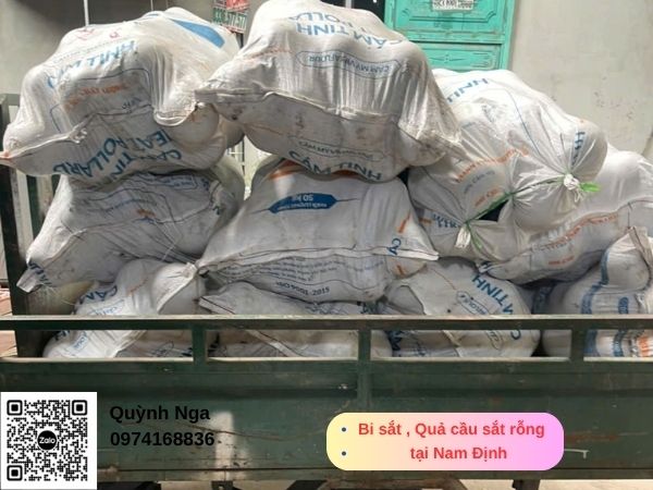 Giao hàng quả cầu sắt tại dự án Nam Định
