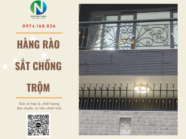 Hàng Rào Sắt Chống Trộm - Mẫu Mã Và Báo Giá