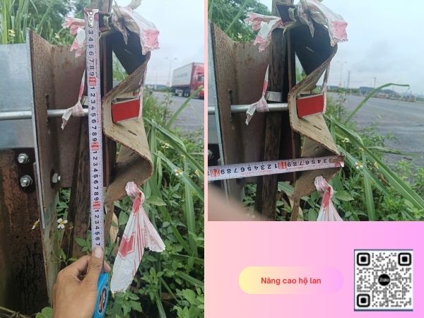 Hình ảnh nâng cao hộ lan tại Công trình Lào Cai