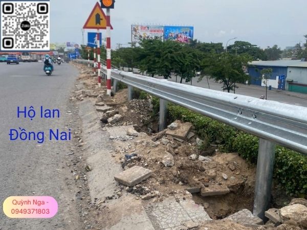 Hộ lan tôn sóng tại dự án cầu Đồng Nai T5/2026