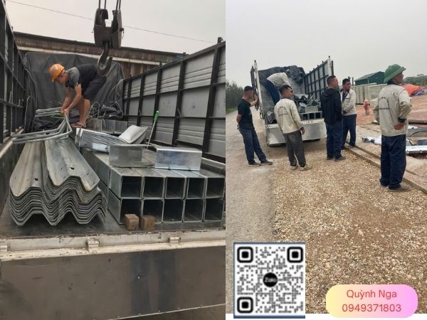 Công ty Quỳnh Nga giao hàng Hộ lan tôn sóng tại dự án Gia Phúc, Hải Dương T4/2026