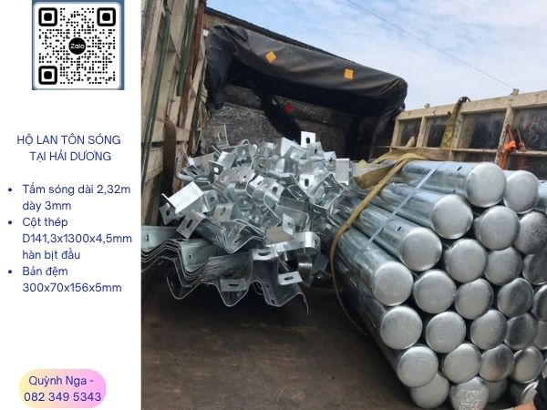 Giao Hàng Hộ Lan tôn Sóng tại Công Trình Thanh Miện, Hải Dương