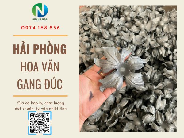 Mẫu hoa gang dâm bụt trang trí