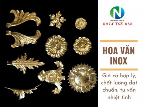 Hoa Văn Inox, Phụ Kiện Hoa Văn Inox - Mẫu Mã Và Ứng Dụng