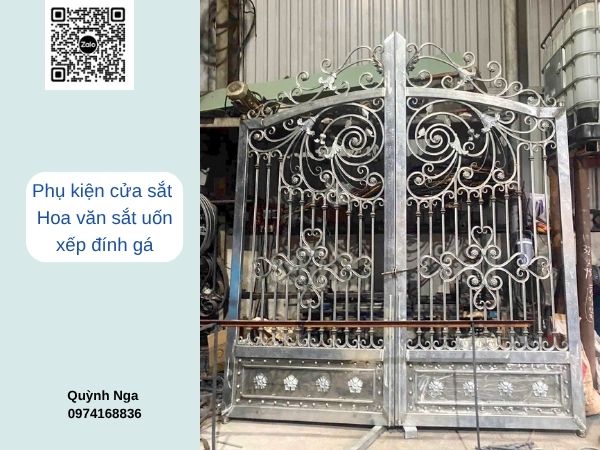 Hoa Văn Sắt Uốn hàn Đính Gá - Cửa Cổng Sắt Mỹ Thuật Hoa Văn Sắt Uốn hàn Đính Gá - Cửa Cổng Sắt Mỹ Thuật